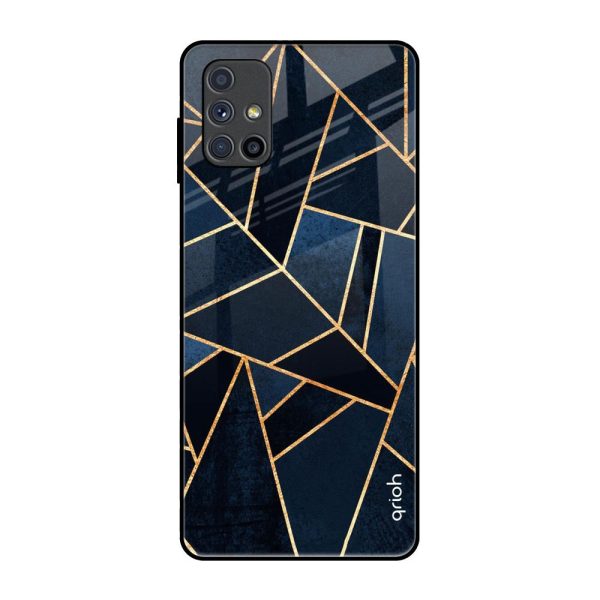 Abstract Tiles Glass Case for Samsung Galaxy M51 Cheap