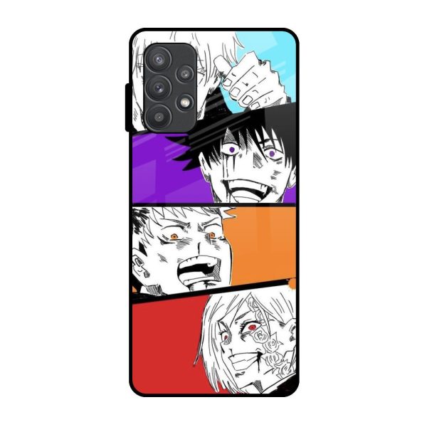 Anime Sketch Glass Case for Samsung Galaxy A52s 5G Hot on Sale