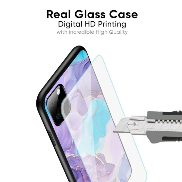 Alcohol ink Marble Glass Case for Vivo V25 Pro For Sale