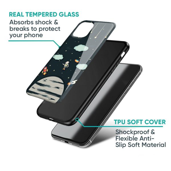 Astronaut Dream Glass Case For Samsung Galaxy M51 Hot on Sale