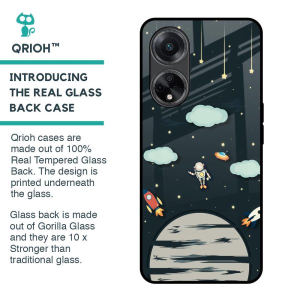 Astronaut Dream Glass Case For Oppo F23 5G Online now