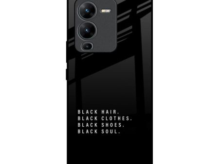 Black Soul Glass Case for Vivo V25 Pro Supply