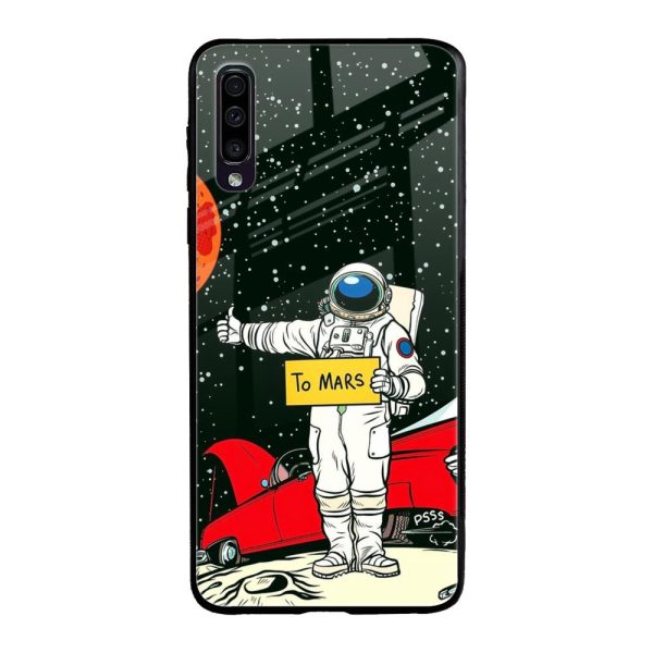 Astronaut on Mars Glass Case for Samsung Galaxy A50 For Cheap