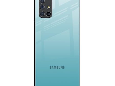 Arctic Blue Glass Case For Samsung Galaxy M51 Supply