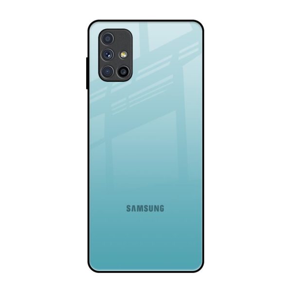 Arctic Blue Glass Case For Samsung Galaxy M51 Supply