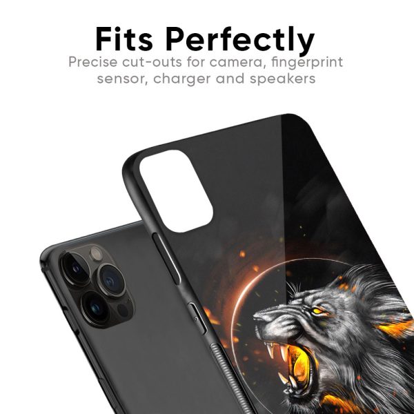 Aggressive Lion Glass Case for iPhone 6 Plus Online Hot Sale