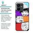 Anime Sketch Glass Case for Vivo Y22 Online Hot Sale