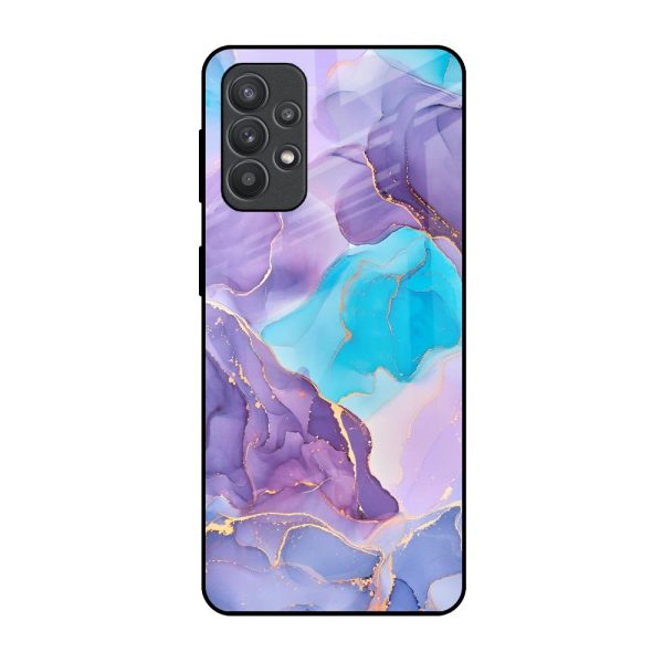 Alcohol ink Marble Glass Case for Samsung Galaxy M32 5G For Cheap