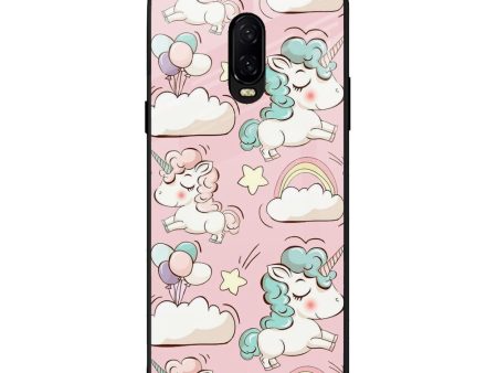 Balloon Unicorn Glass case for OnePlus 6T Discount