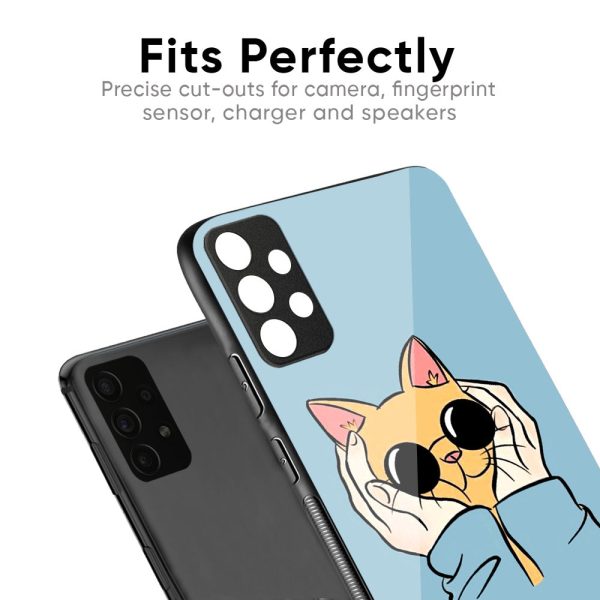 Adorable Cute Kitty Glass Case For Samsung Galaxy M51 For Cheap