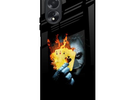 AAA Joker Glass Case for Oppo A18 Sale