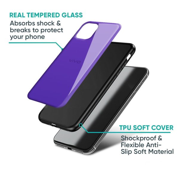 Amethyst Purple Glass Case for IQOO 12 5G on Sale