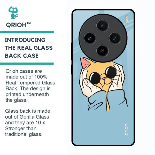 Adorable Cute Kitty Glass Case For Vivo X100 5G Online