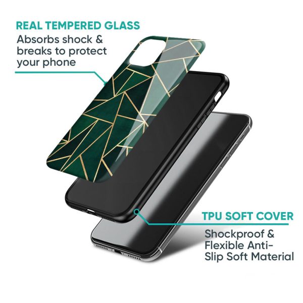 Abstract Green Glass Case For Samsung Galaxy Note 10 Plus Supply