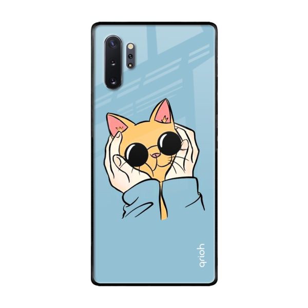 Adorable Cute Kitty Glass Case For Samsung Galaxy Note 10 Plus on Sale