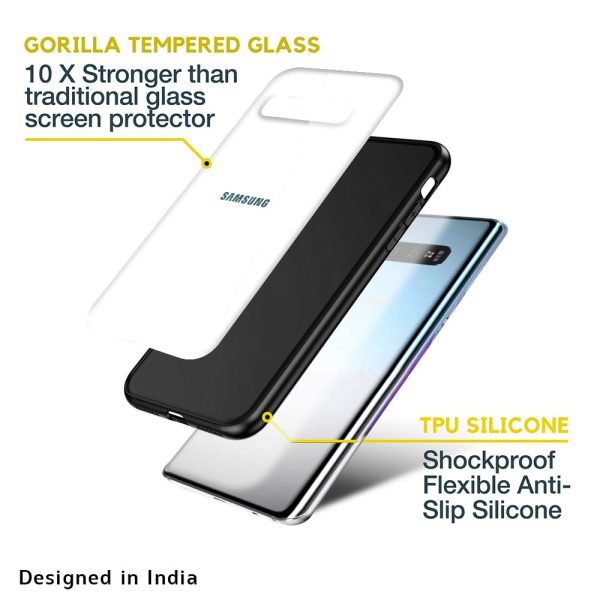 Arctic White Glass Case for Samsung Galaxy A52s Cheap