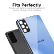 Vibrant Blue Texture Glass Case for Vivo X100 5G For Cheap