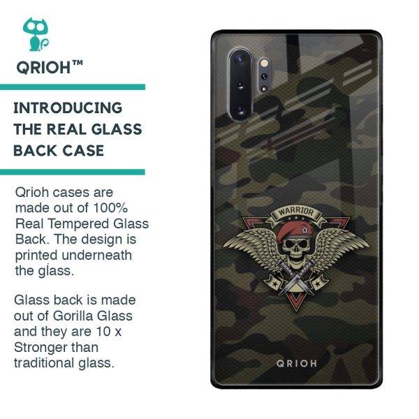 Army Warrior Glass Case for Samsung Galaxy Note 10 Plus For Sale