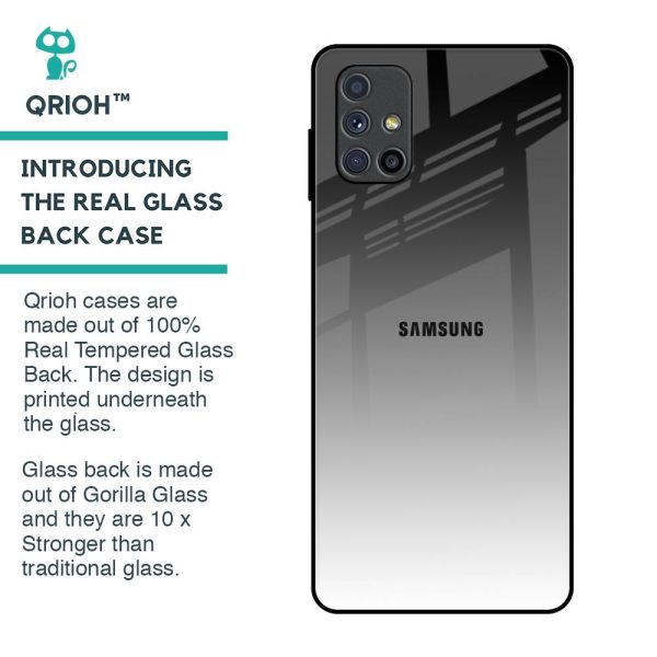 Zebra Gradient Glass Case for Samsung Galaxy M51 For Sale