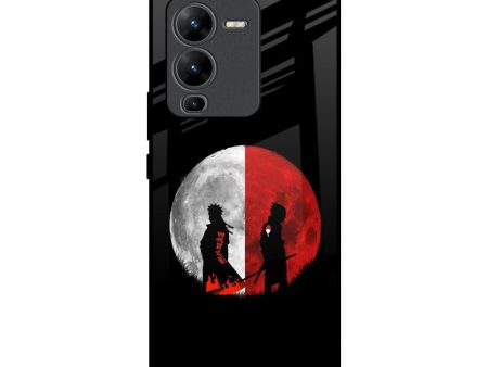 Anime Red Moon Glass Case for Vivo V25 Pro Online