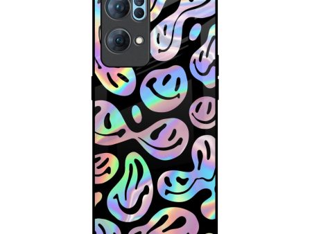 Acid Smile Glass Case for Oppo Reno7 Pro 5G Hot on Sale