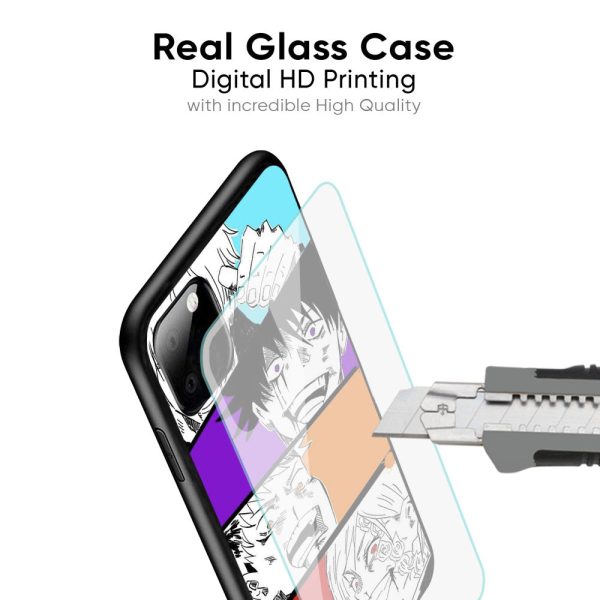 Anime Sketch Glass Case for Samsung Galaxy M51 Fashion