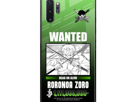 Zoro Wanted Glass Case for Samsung Galaxy Note 10 Plus Online