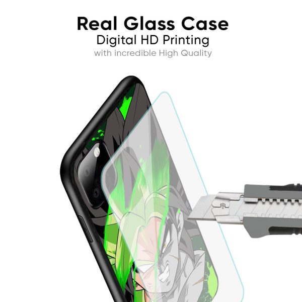 Anime Green Splash Glass Case for Vivo X60 For Discount