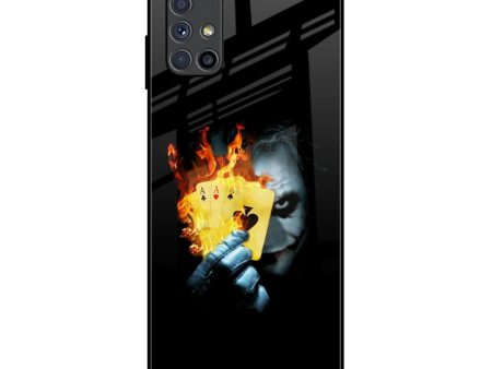 AAA Joker Glass Case for Samsung Galaxy M51 Fashion