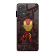 Angry Baby Super Hero Glass Case for Samsung Galaxy A52s 5G Online Sale