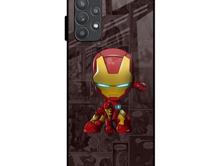 Angry Baby Super Hero Glass Case for Samsung Galaxy A52s 5G Online Sale