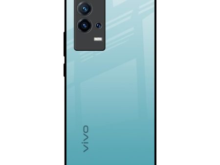 Arctic Blue Glass Case For IQOO 8 5G Fashion