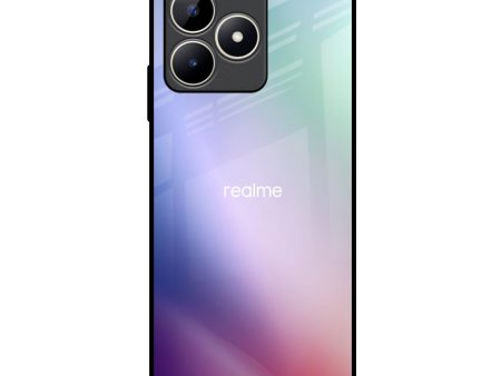 Abstract Holographic Glass Case for Realme C53 Supply