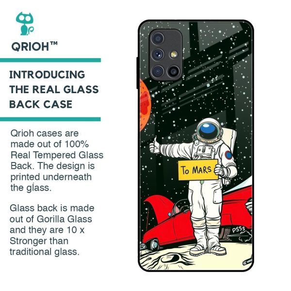 Astronaut on Mars Glass Case for Samsung Galaxy M51 For Discount