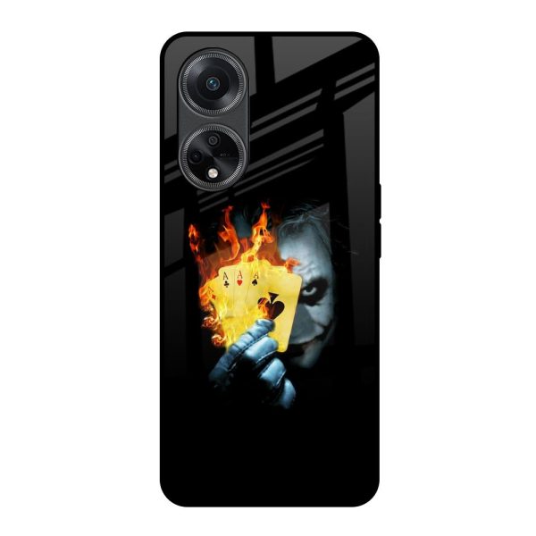 AAA Joker Glass Case for Oppo F23 5G Online now