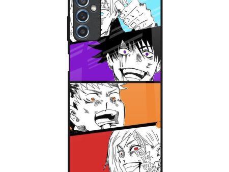 Anime Sketch Glass Case for Samsung Galaxy M52 5G Online now