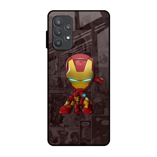 Angry Baby Super Hero Glass Case for Samsung Galaxy A52 For Discount