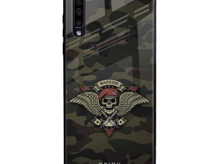 Army Warrior Glass Case for Samsung Galaxy A50 Fashion