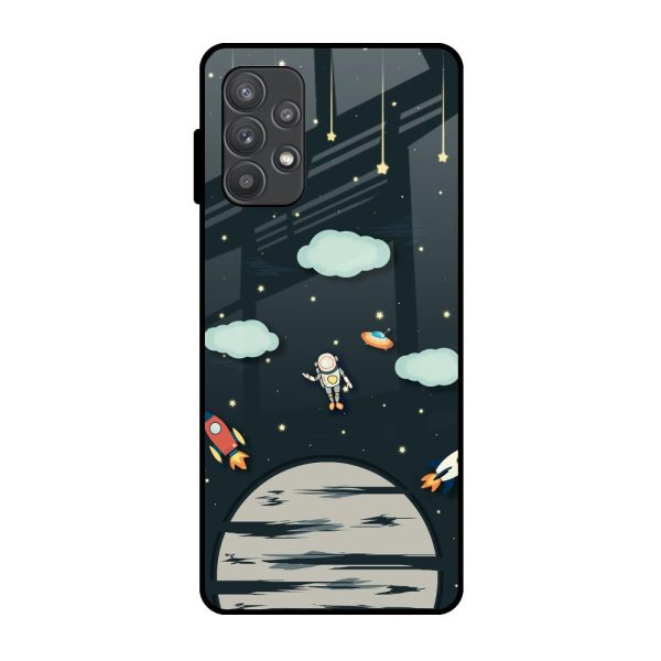 Astronaut Dream Glass Case For Samsung Galaxy A52s 5G Cheap