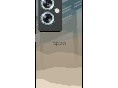 Abstract Mountain Pattern Glass Case for Oppo A79 5G Cheap