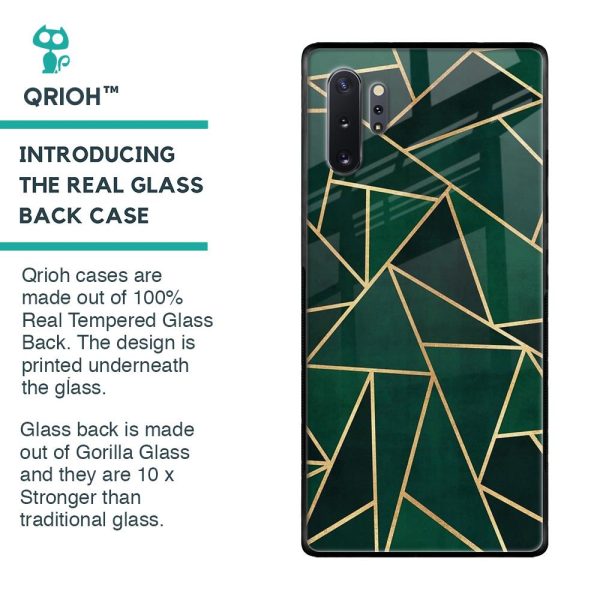 Abstract Green Glass Case For Samsung Galaxy Note 10 Plus Supply