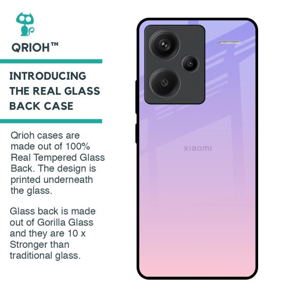 Lavender Gradient Glass Case for Redmi Note 13 Pro Plus 5G Online Sale