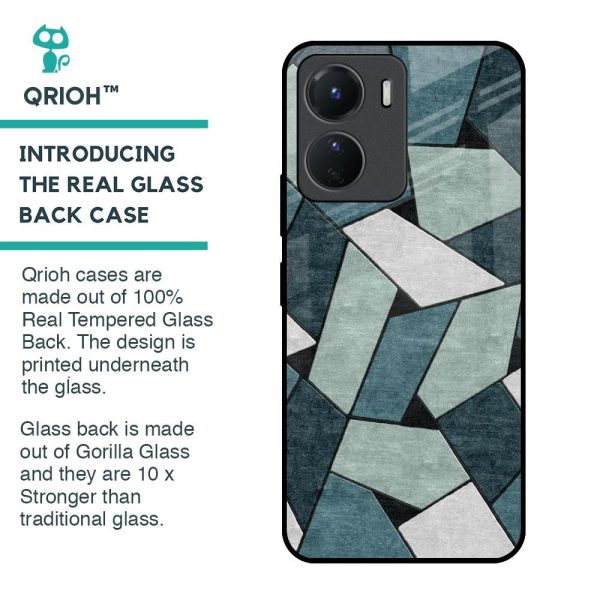 Abstact Tiles Glass Case for Vivo Y16 Discount