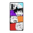 Anime Sketch Glass Case for Samsung Galaxy Note 10 Plus For Sale