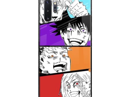 Anime Sketch Glass Case for Samsung Galaxy Note 10 Plus For Sale