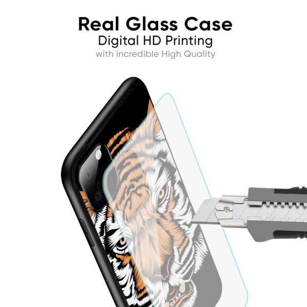 Angry Tiger Glass Case For Samsung Galaxy A52s 5G Online Hot Sale