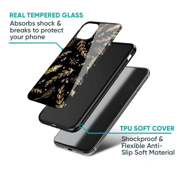 Autumn Leaves Glass Case for Samsung Galaxy F62 For Cheap