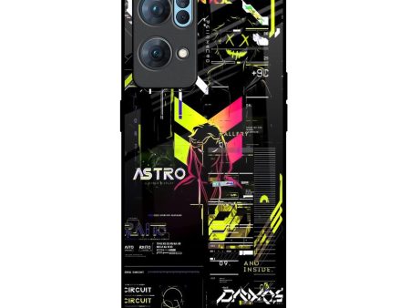 Astro Glitch Glass Case for Oppo Reno7 Pro 5G Online Hot Sale