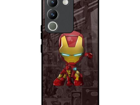 Angry Baby Super Hero Glass Case for Vivo Y200 5G For Sale