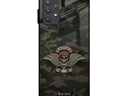 Army Warrior Glass Case for Samsung Galaxy A52 Online Sale